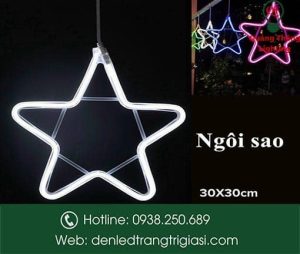 Đèn Ngôi Sao Neon 30cm