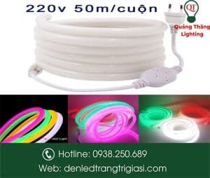 Đèn Led Dây Neon 360 độ Màu Đỏ